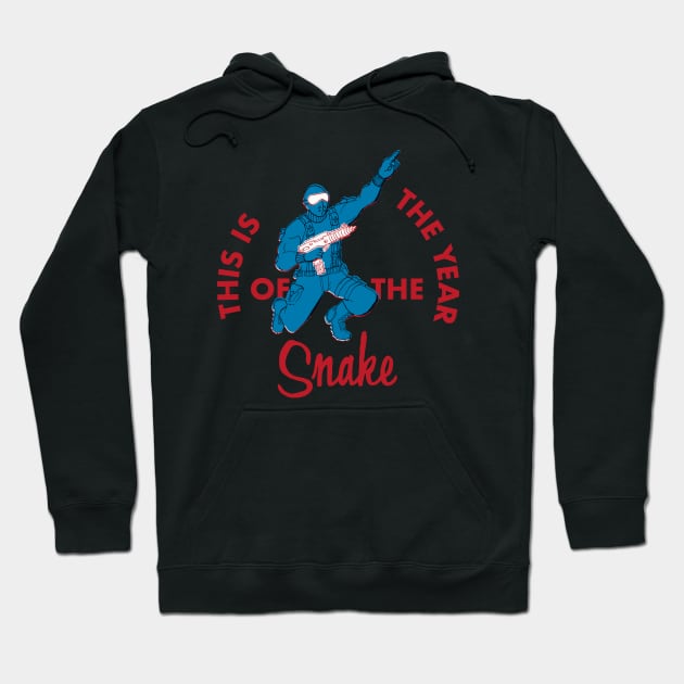 Year of the Commando Hoodie by SkipBroTees